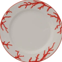 Pamono Coral Dinner Plates from Este Ceramiche, Set of 6> Tabletop|Dinner Plates & Bowls