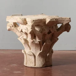 New Pamono Corinthian Style White Stone Capital