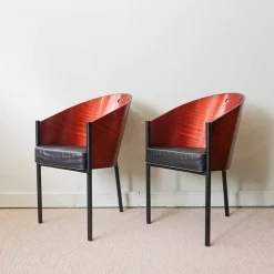 Pamono Costes Chairs by Philippe Starck for Driade, 1980s, Set of 6