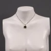 Hot Pamono Costume Necklace with a Green Nephrite Jade Heart, 1960s