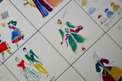 Online Pamono Costumes Ceramic Tiles by Giò Ponti for Bardelli Ceramica, 1980, Set of 14