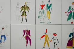 Online Pamono Costumes Ceramic Tiles by Giò Ponti for Bardelli Ceramica, 1980, Set of 14