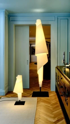 Pamono Costura Floor Lamp by Josep Aregall for Parachilna