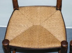 Clearance Pamono Country House Dining Chairs in Oak, Set of 4