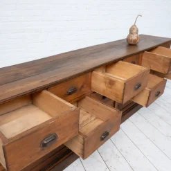 Pamono Craft Cabinet with Drawers and Sliding Doors, 1900s><noscript><img width=