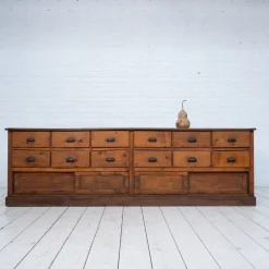 Pamono Craft Cabinet with Drawers and Sliding Doors, 1900s><noscript><img width=