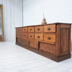 Pamono Craft Cabinet with Drawers and Sliding Doors, 1900s><noscript><img width=