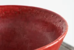 Pamono Craquelé Glazed Sang De Boeuf Bowl, 1930s><noscript><img width=