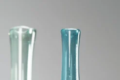 Pamono Crazy Bottles Vases by Claude and Florence Morin, Dieulefit, France, 1970s, Set of 4><noscript><img width=