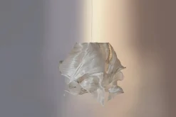 Pamono Cream Nebula Pendant Lamp by Mirei Monticelli