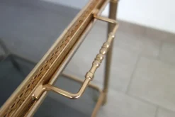 Pamono Creations Series Bar Trolley on Wheels by Richard Prestige, France, 1960s><noscript><img width=