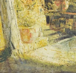 Hot Pamono Cristiano Guitarrini, Corner of the Garden, Oil on Panel, 2007