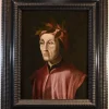 Pamono Cristofano di Papi Dell'altissimo, Portrait of Dante Alighieri, 1600, Oil on Board, Framed> Contemporary|Painting
