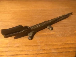 Sale Pamono Crocodile Nutcracker in Brass by Walter Bosse, 1950s