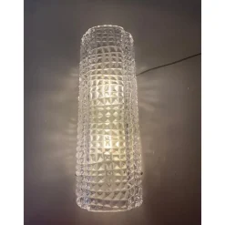 Pamono Crocodile Transparent Murano Glass Wall Sconces by Simoeng, Set of 2><noscript><img width=