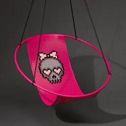 Clearance Pamono Cross Stitch Hanging Swing Chair from Studio Stirling