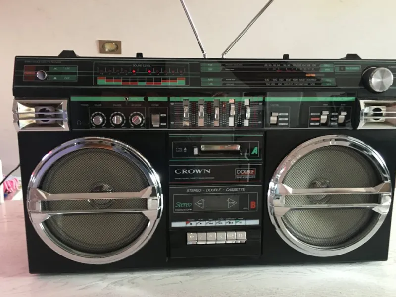 Pamono Crovn Radio & Stereo with Cassette Recorder, 1980s> Electronics
