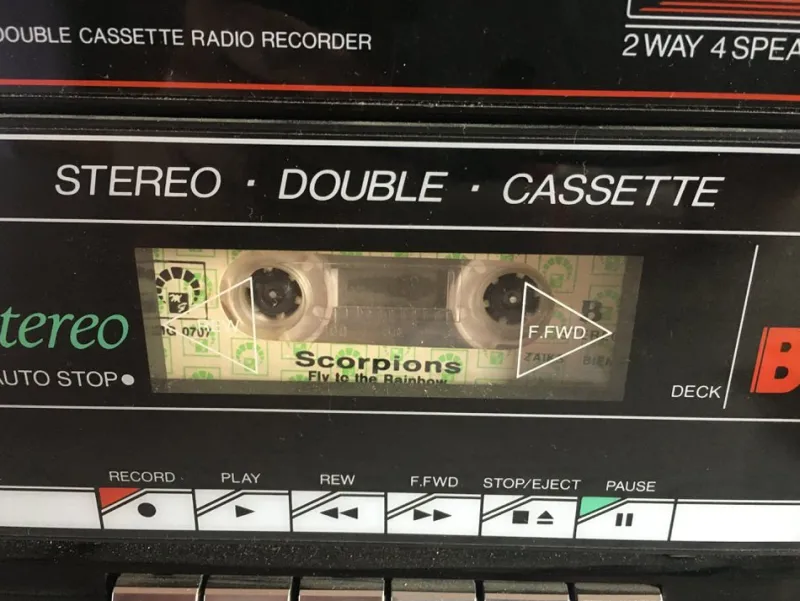 Pamono Crovn Radio & Stereo with Cassette Recorder, 1980s> Electronics