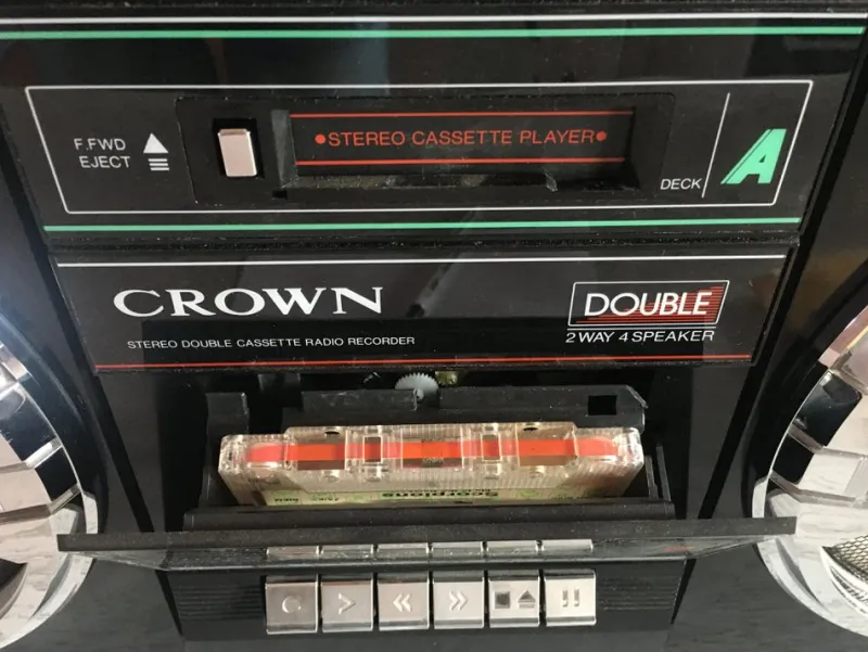 Pamono Crovn Radio & Stereo with Cassette Recorder, 1980s> Electronics