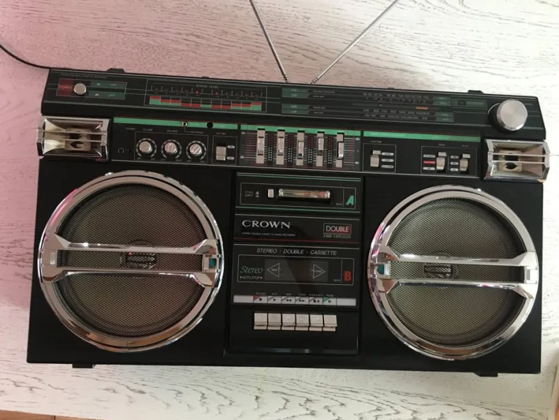 Pamono Crovn Radio & Stereo with Cassette Recorder, 1980s> Electronics