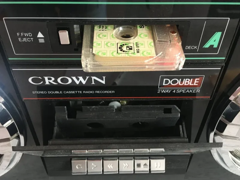 Pamono Crovn Radio & Stereo with Cassette Recorder, 1980s> Electronics
