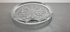 Pamono Crystal Bottle Coasters from Baccarat, 1930s, Set of 2><noscript><img width=