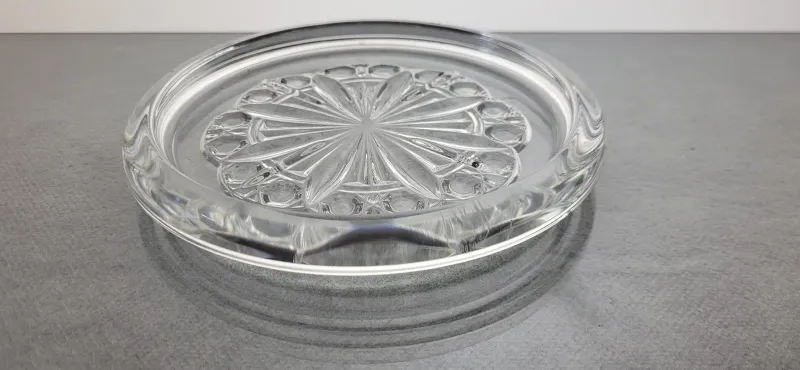 Pamono Crystal Bottle Coasters from Baccarat, 1930s, Set of 2> Dinnerware Accessories