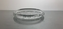 Pamono Crystal Bottle Coasters from Baccarat, 1930s, Set of 2><noscript><img width=