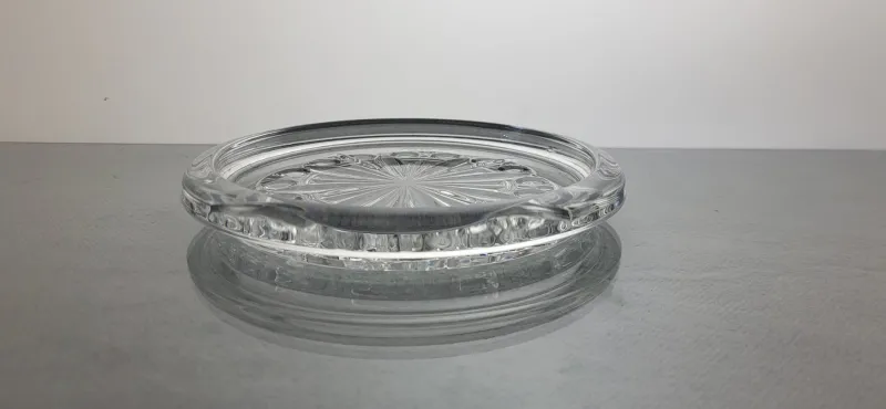 Pamono Crystal Bottle Coasters from Baccarat, 1930s, Set of 2> Dinnerware Accessories