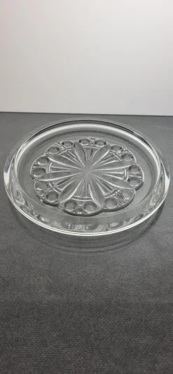 Pamono Crystal Bottle Coasters from Baccarat, 1930s, Set of 2><noscript><img width=