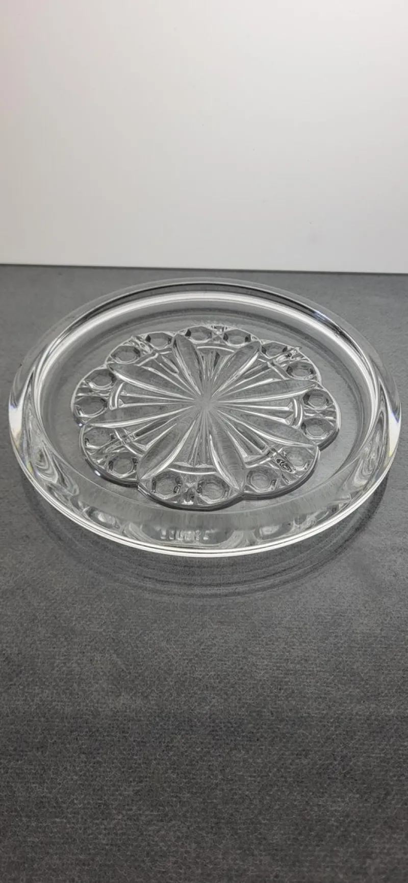 Pamono Crystal Bottle Coasters from Baccarat, 1930s, Set of 2> Dinnerware Accessories