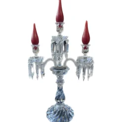 Pamono Crystal Candleholder from Baccarat