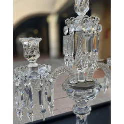 Pamono Crystal Candleholder from Baccarat