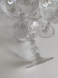 Discount Pamono Crystal Champagne Glasses from Baccarat, 1920s, Set of 12
