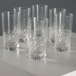 Outlet Pamono Crystal Chauny Highball Glasses from Baccarat, Set of 6