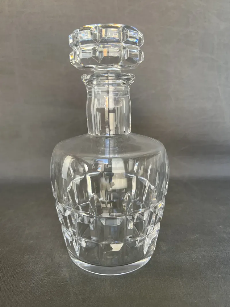 Pamono Crystal Decanter by Jacques Adnet, 1955