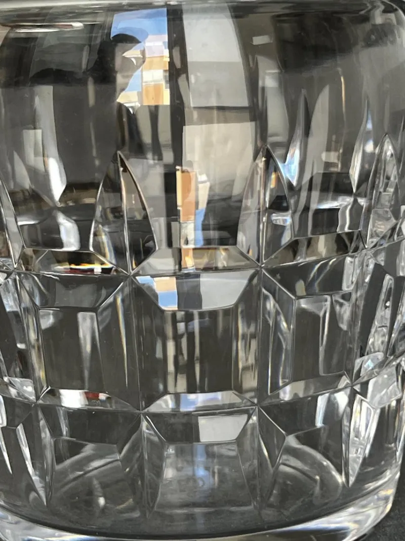 Pamono Crystal Decanter by Jacques Adnet, 1955