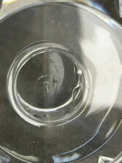 Pamono Crystal Decanter by Jacques Adnet, 1955