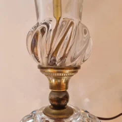Pamono Crystal Desk Lamp in the style of St. Louis, 1890s><noscript><img width=