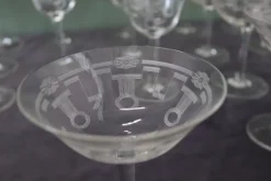 Pamono Crystal Glasses, 1970s, Set of 28><noscript><img width=