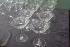 Pamono Crystal Glasses, 1970s, Set of 28><noscript><img width=