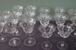 Pamono Crystal Glasses, 1970s, Set of 28><noscript><img width=