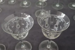Pamono Crystal Glasses, 1970s, Set of 28><noscript><img width=