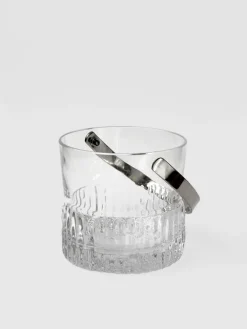 Hot Pamono Crystal Ice Bucket by Göran Wärff for Kosta Boda, 1970