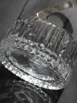 Hot Pamono Crystal Ice Bucket by Göran Wärff for Kosta Boda, 1970