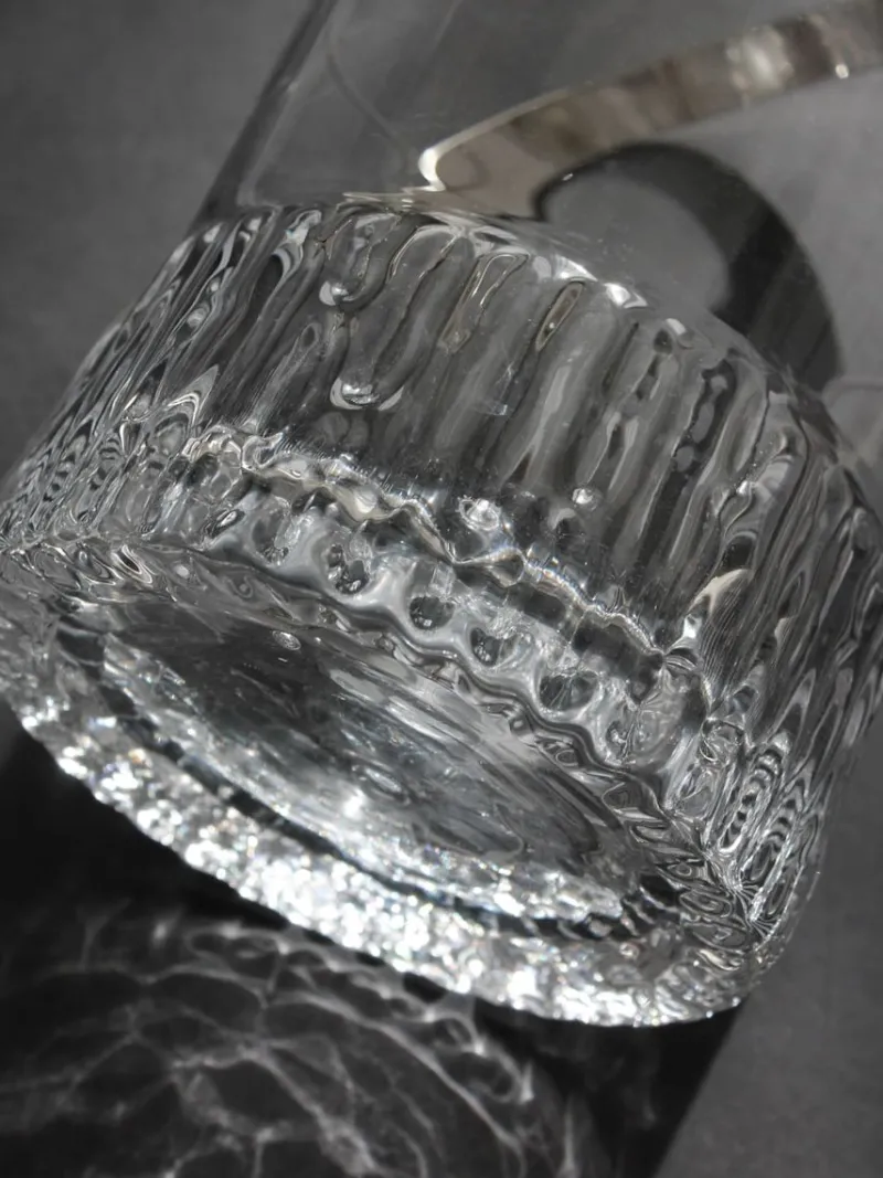 Hot Pamono Crystal Ice Bucket by Göran Wärff for Kosta Boda, 1970