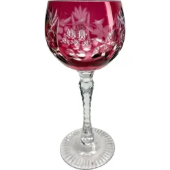 Pamono Crystal Stem Glasses, 1950s, Set of 6><noscript><img width=