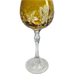 Pamono Crystal Stem Glasses, 1950s, Set of 6><noscript><img width=