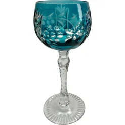 Pamono Crystal Stem Glasses, 1950s, Set of 6><noscript><img width=