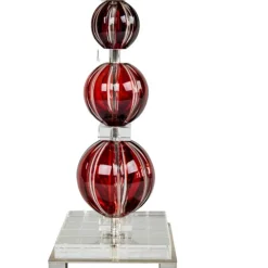 Outlet Pamono Crystal Table Lamp by Leone Aliotti